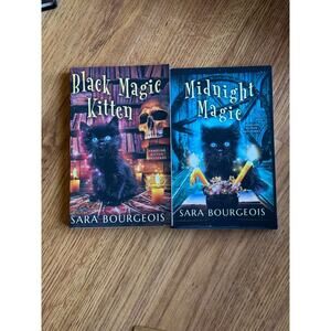 Black Magic Kitten and Midnight Magic by Sarah Bourgeois Paperback - 2020